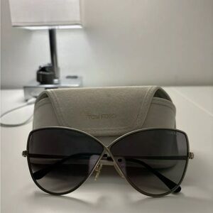 TOM FORD NICKIE TF842/S 28F SHINY GRADIENT AUTHENTIC SUNGLASSES